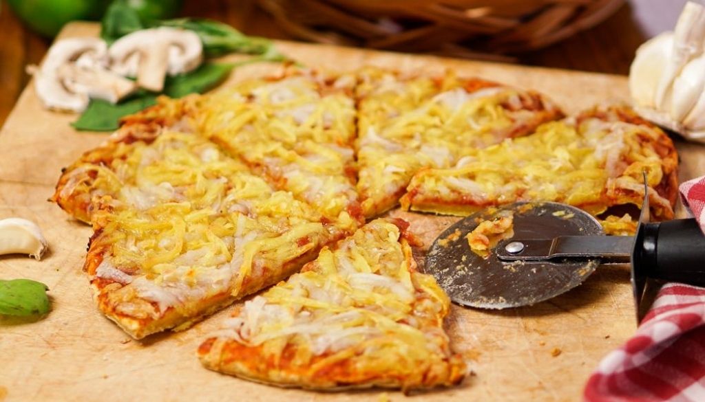 Health benefits of vegan pizza.