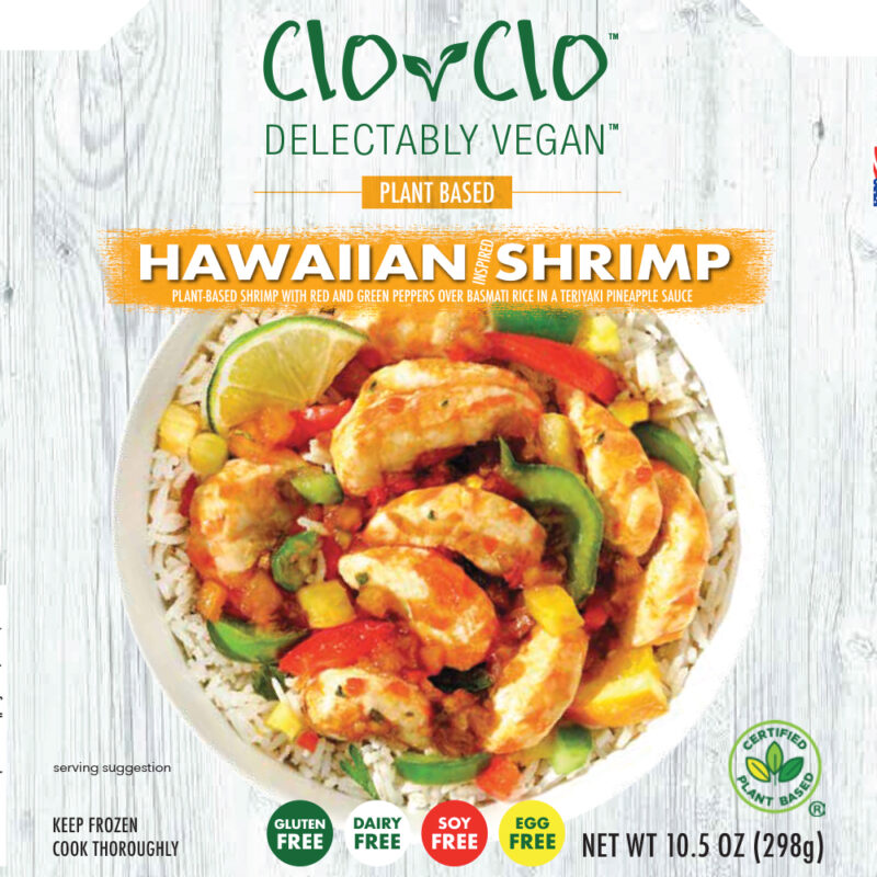 CLO-CLO Vegan Foods Hawaiian Shrimp Front