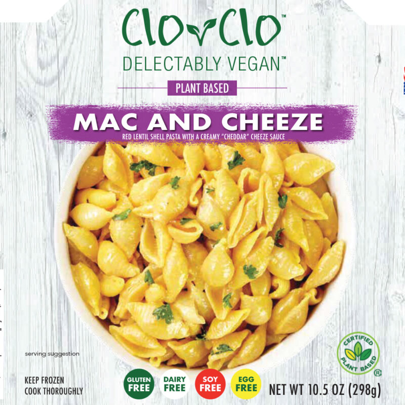 CLO-CLO Vegan Foods Mac and Cheeze Fronts