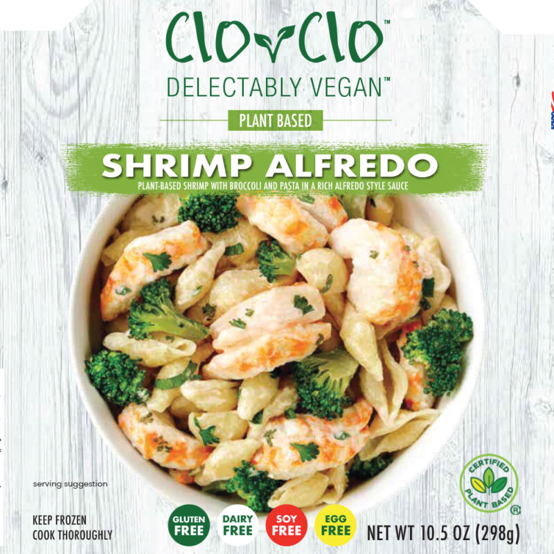 CLO-CLO Vegan Foods Shrimp Alfredo Fronts