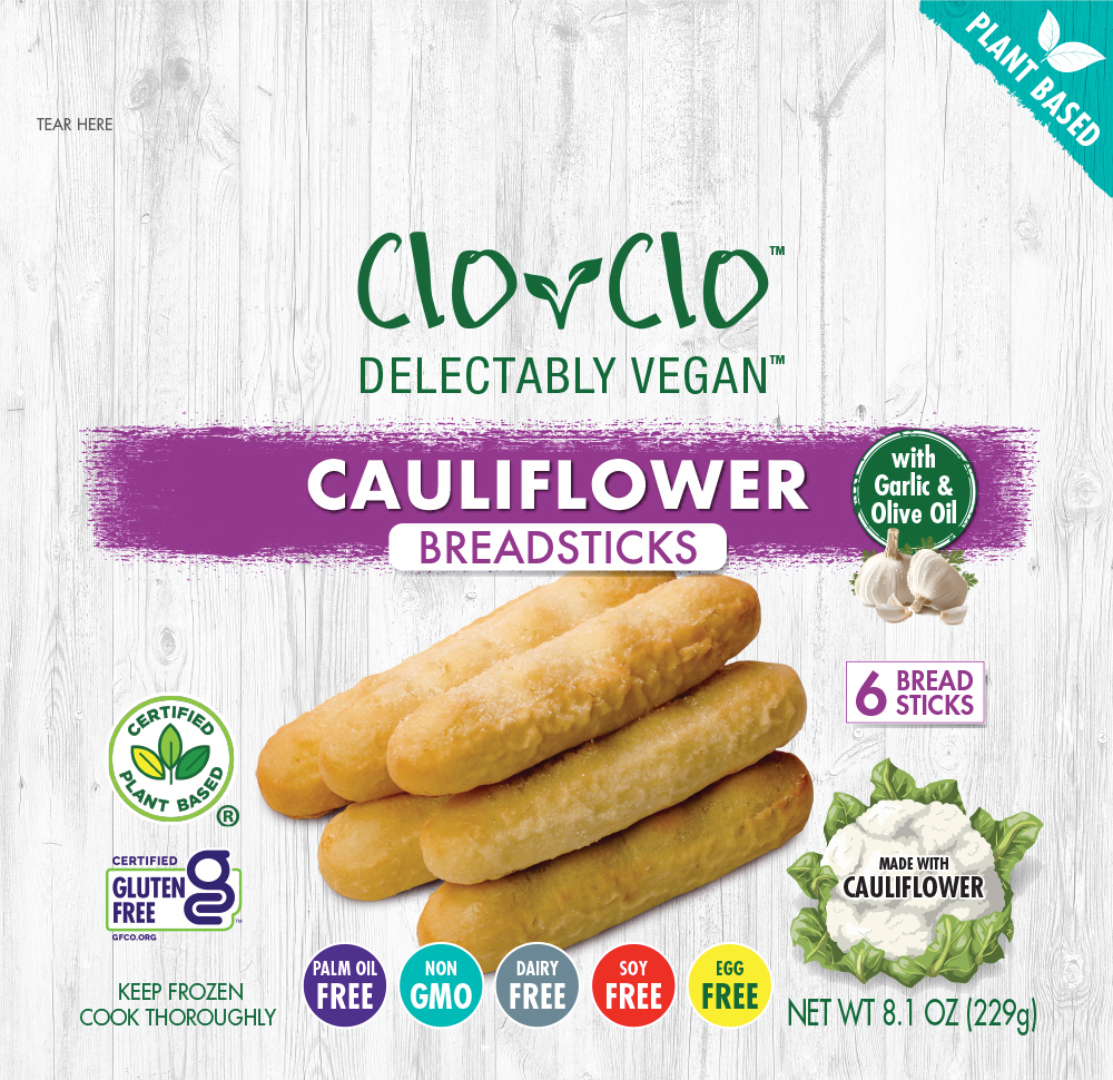 Cauliflower Breadsticks with Garlic and Olive Oil