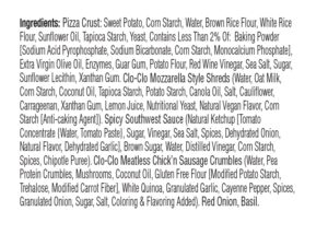 CLO CLO Vegan Foods Chick'n BBQ Recipe Ingredients List