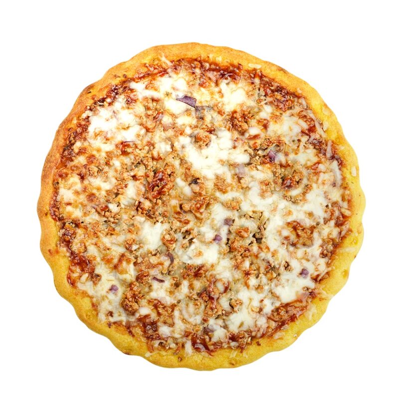CLO-CLO Vegan Foods Chick'n BBQ Recipe Full Pizza