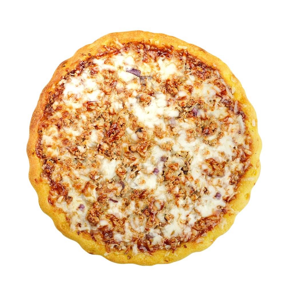 CLO-CLO Vegan Foods Chick'n BBQ Recipe Full Pizza