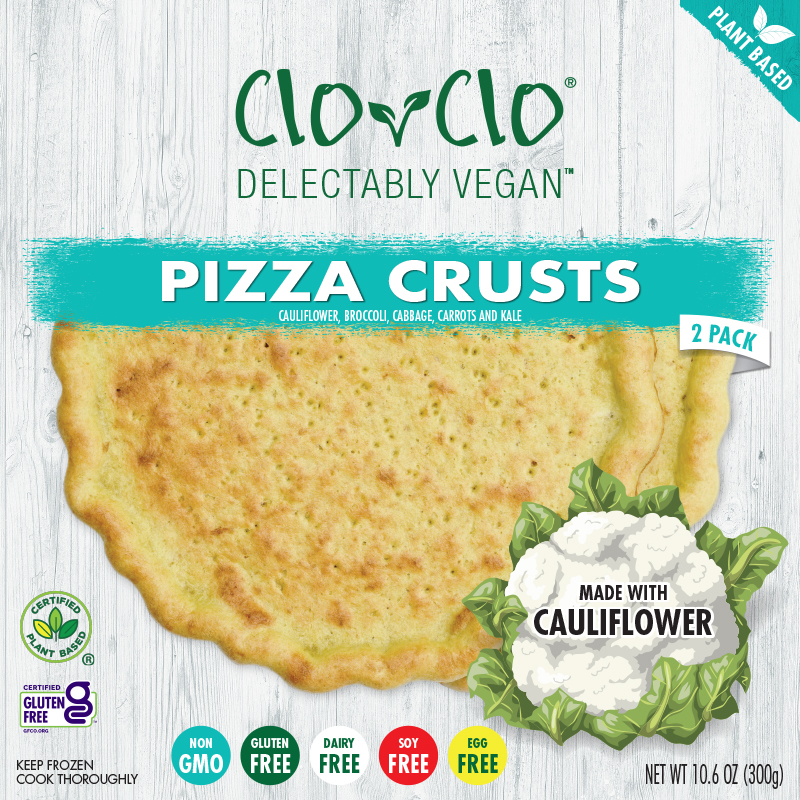 Clo-Clo Vegan Foods Crusts Front