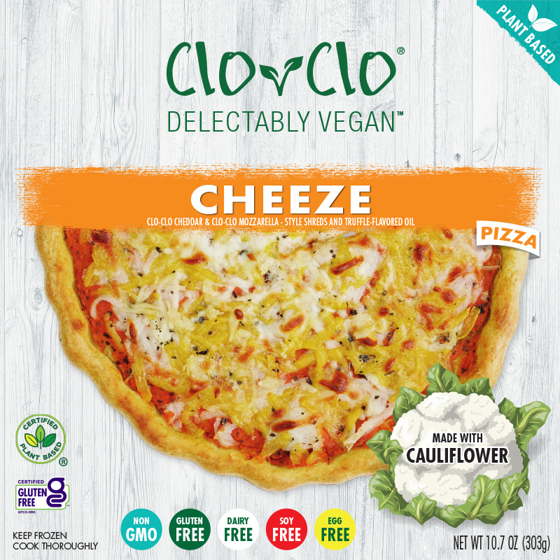 Clo-Clo Vegan Foods Cheeze Pizza Front