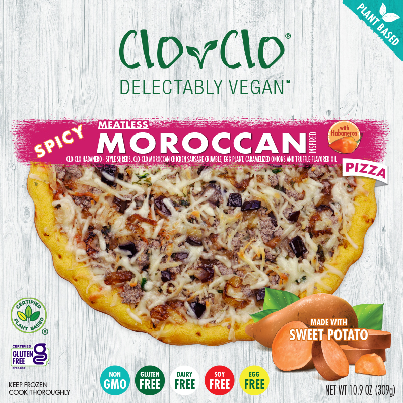 Meatless Moroccan Pizza